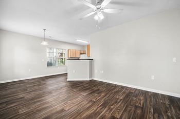 Counter seating overhang